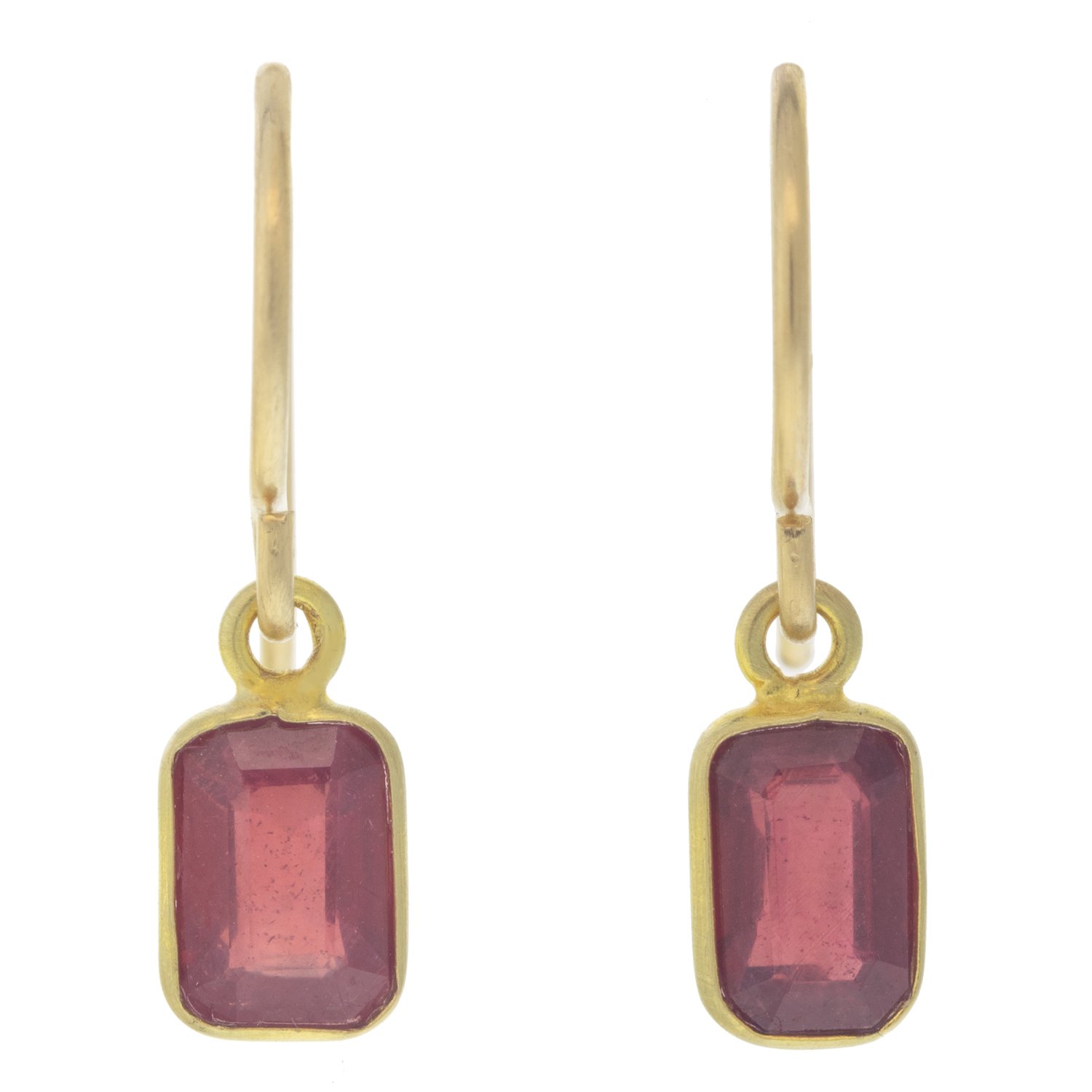 Ruby Baguette Earrings by Margaret Solow NEWTWIST