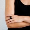 Dark Tapered Ring by Marmol Radziner - NEWTWIST