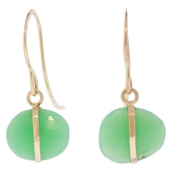 Melissa Joy Manning chrysoprase earrings
