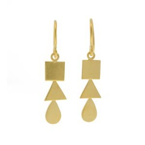Jane Diaz: Small Organic Cascade in Gold Plate