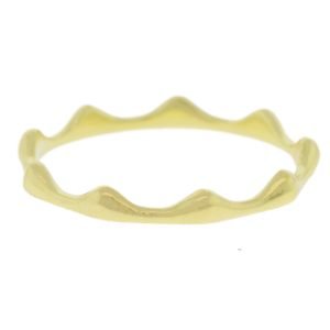 Diana Mitchell: 18k gold crown ring