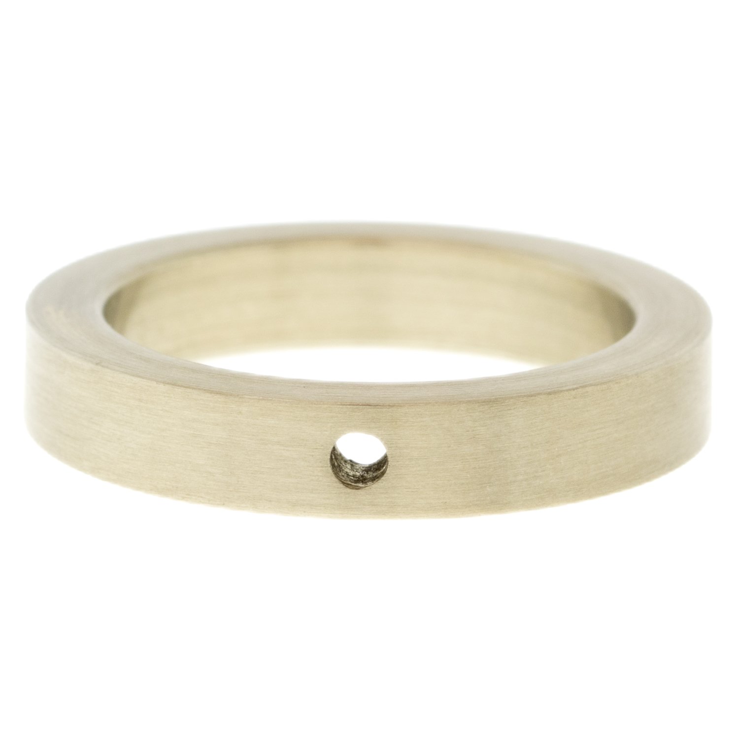 Lightweight Solid Standard Ring in White Brass by Marmol Radziner ...