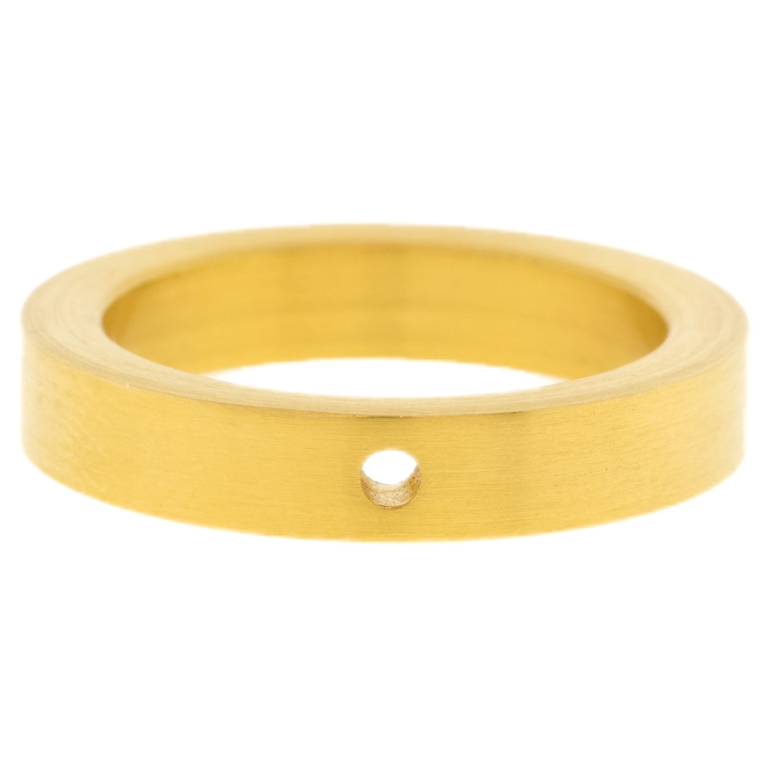 Heavyweight Solid Thin Ring in Gold by Marmol Radziner - NEWTWIST