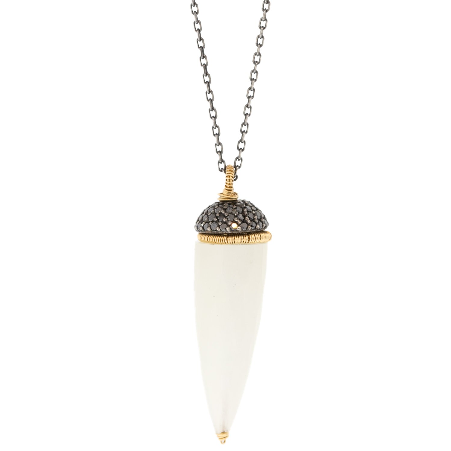 Moonstone Bullet Necklace by Dana Kellin Fine NEWTWIST