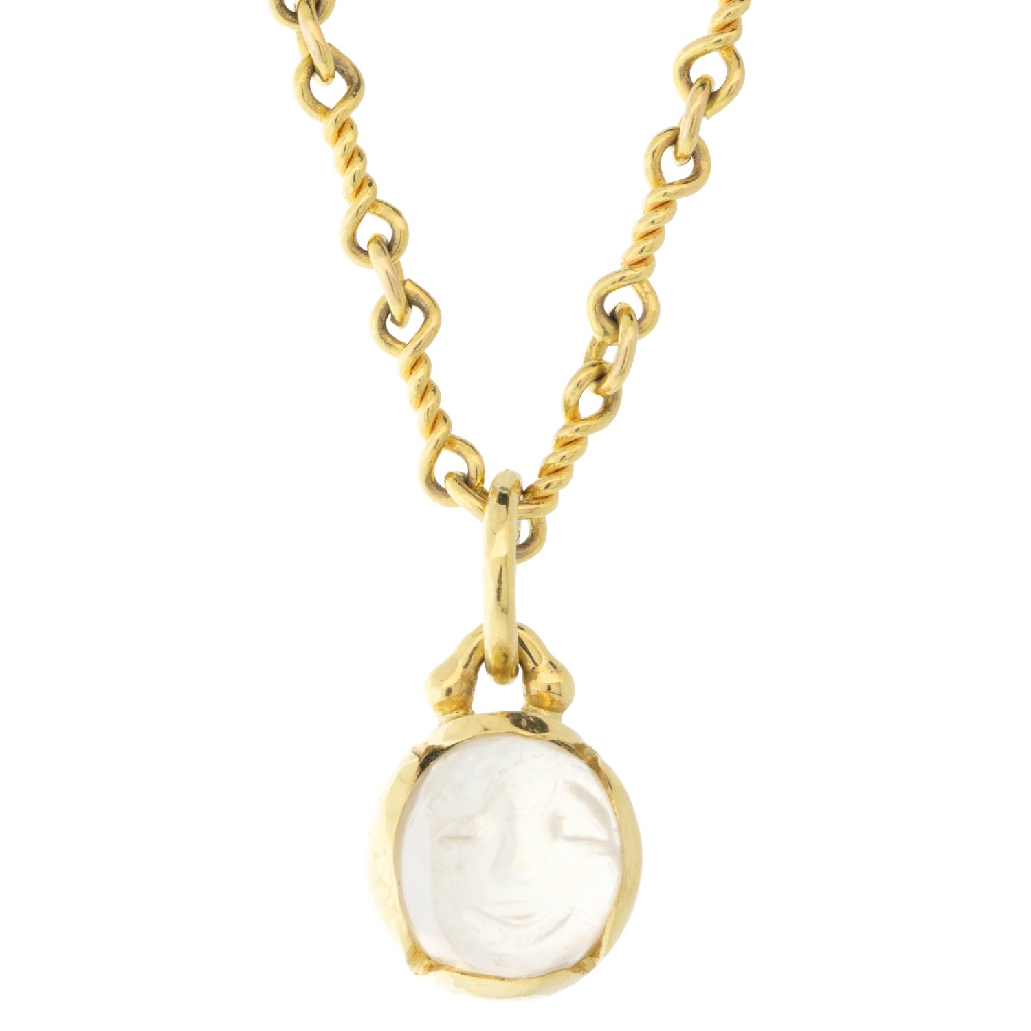 Alison Shiboski:SS 14 K w/moonstone pendant