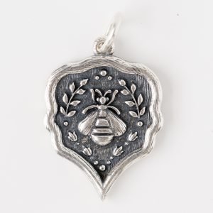 Erica Molinari Trunk Show: ss small ornate pointy bee-"I love my life"