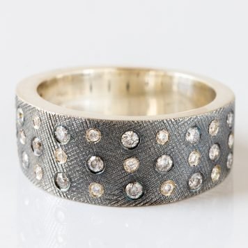 Rene Escobar Trunk Show : Ring, STELLA, Silver, 0.60ct diamond