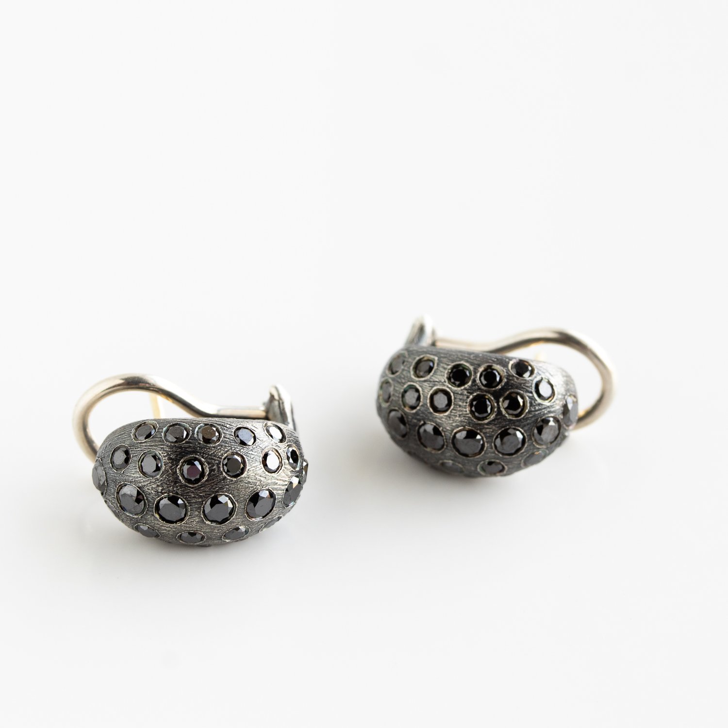 Rene Escobar Trunk show: Earrings, SS w/ Black Diamond 1.40ct