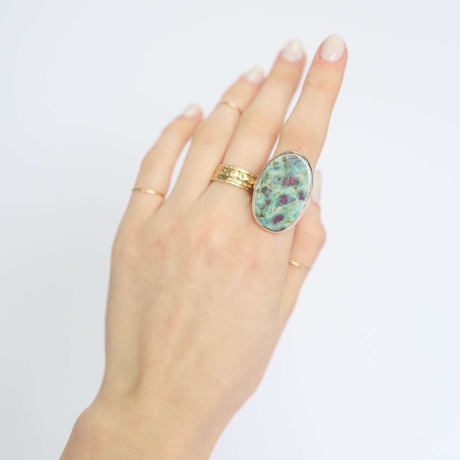 Jamie Joseph Trunk Show: Ring 114,Ruby Zoisite