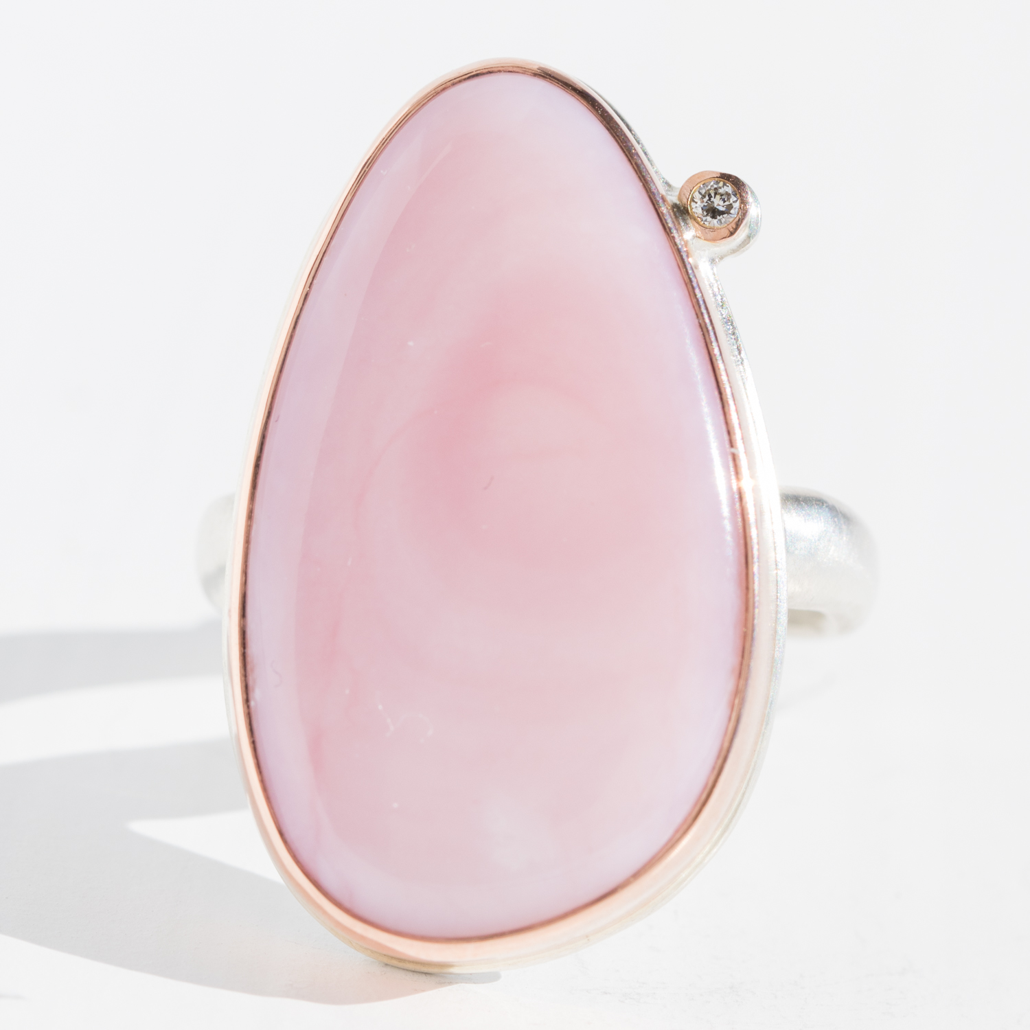 Jamie Joseph Trunk Show: Ring 87,Pink peruvian opal