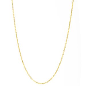 Sarah McGuire: Gold heavy cable chain,1.3mm,14ky,30"