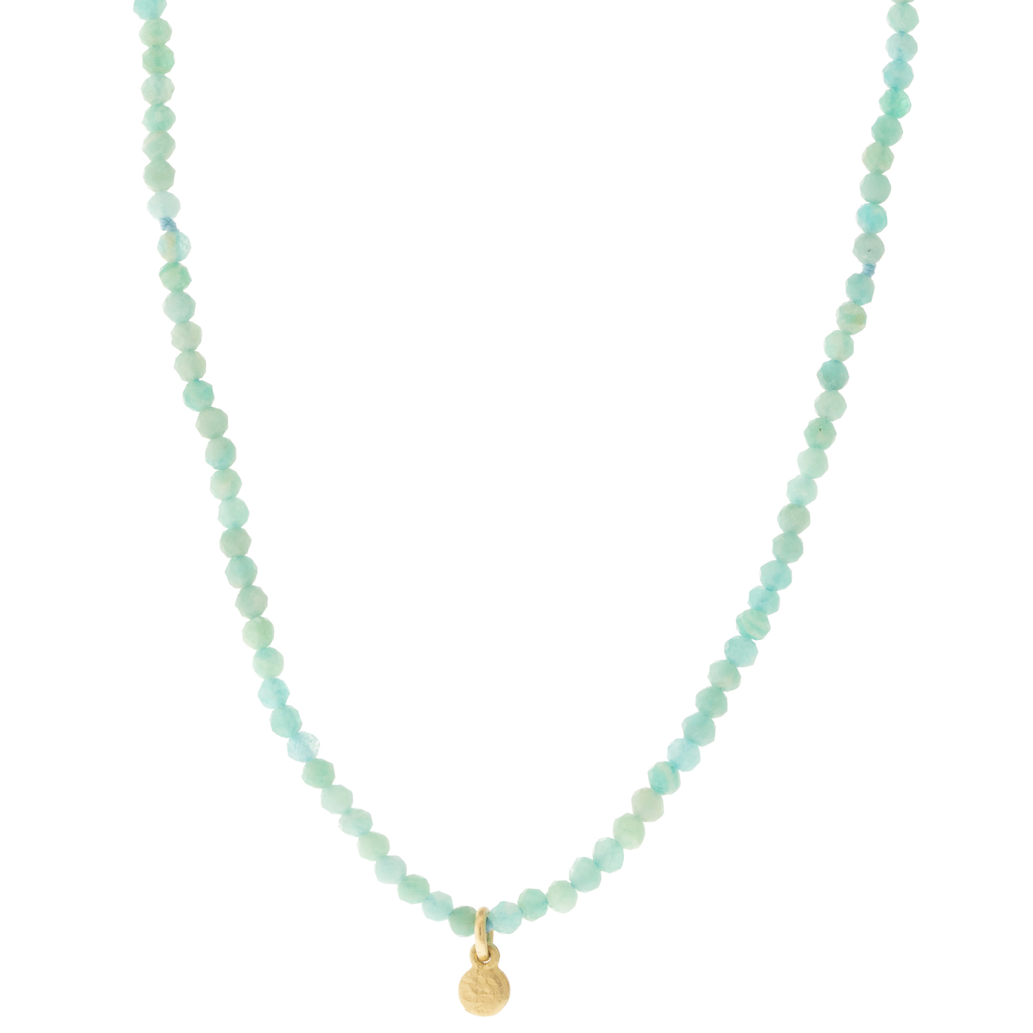 Victoria Cunningham : Amazonite 3 in 1 Necklace 14k gold