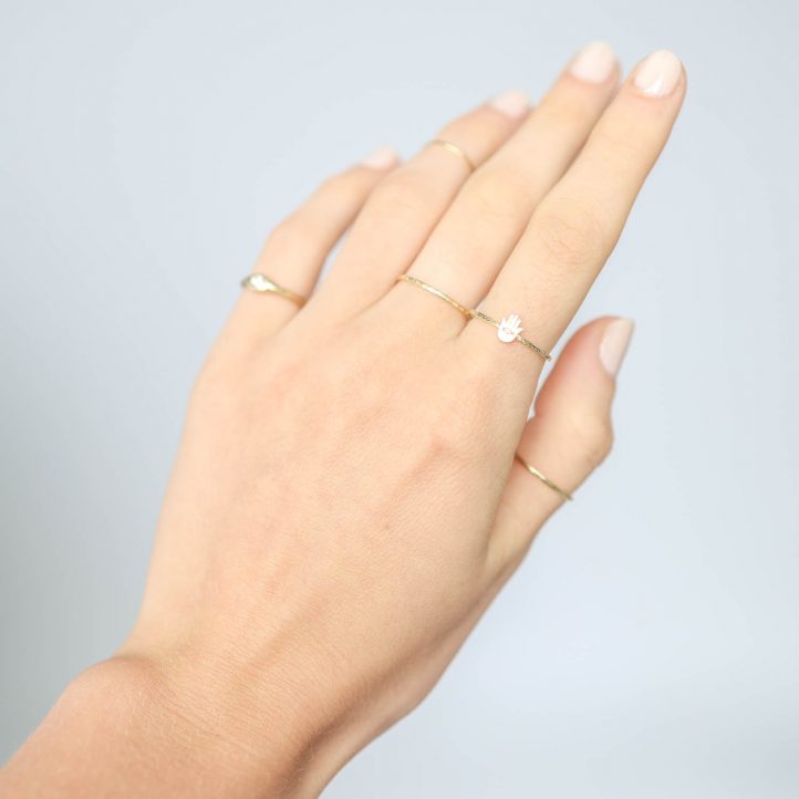 Victoria Cunningham Trunk Show: Ring, Hamsa, Diamond, 14K yellow gold