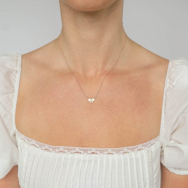 Victoria Cunningham Trunk Show: 14K hammered butterfly