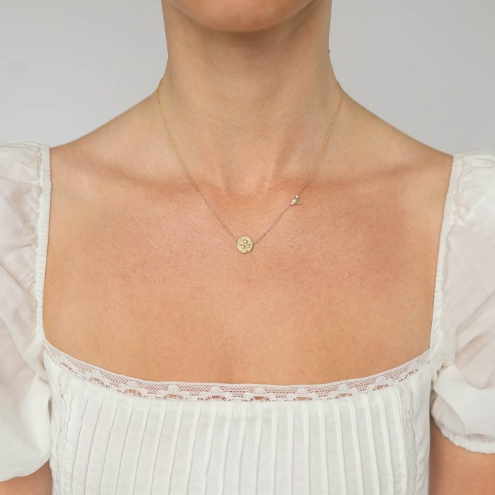 Victoria Cunningham Trunk Show: 14K nest w/ bird