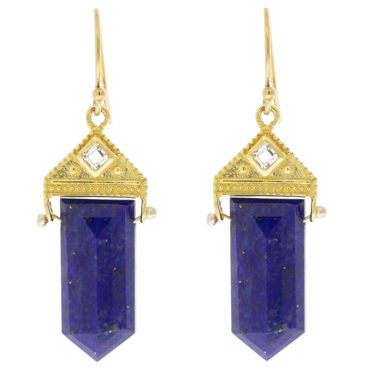 LuLu: Neptune Lapis Earrings