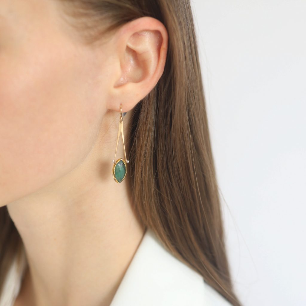 LULU EARRINGS - Gold main image 1