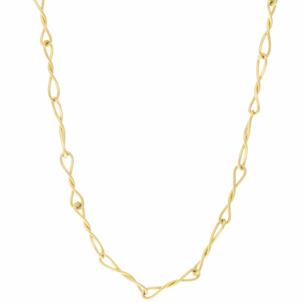 Twisted Link Chain Necklace by Lene Vibe NEWTWIST