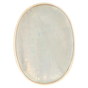 gold and silver ring with moonstone by jewelry designer Jamie Joseph