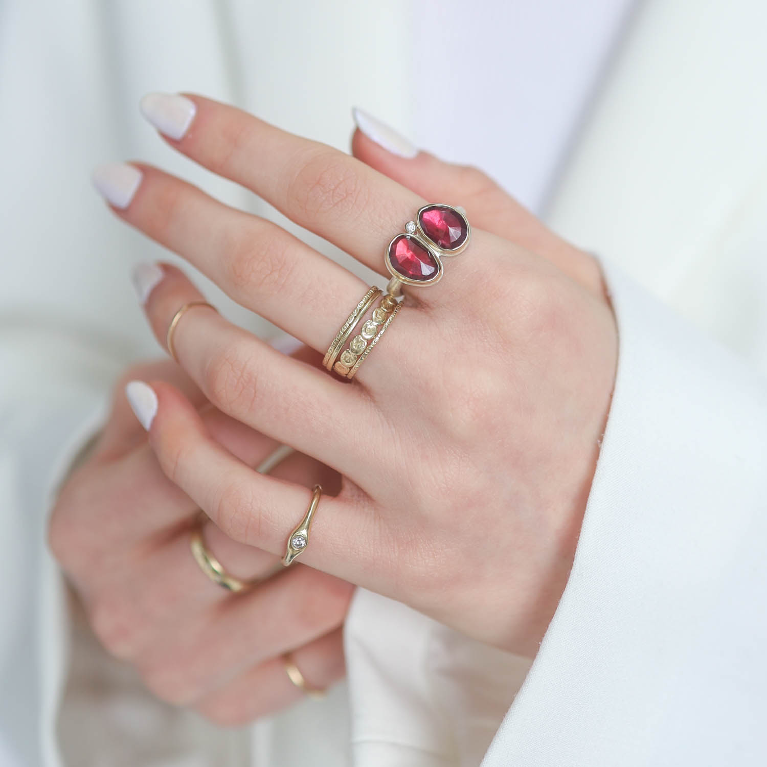 Jamie Joseph Trunk Show: RING 32 RHODOLITE GARNET