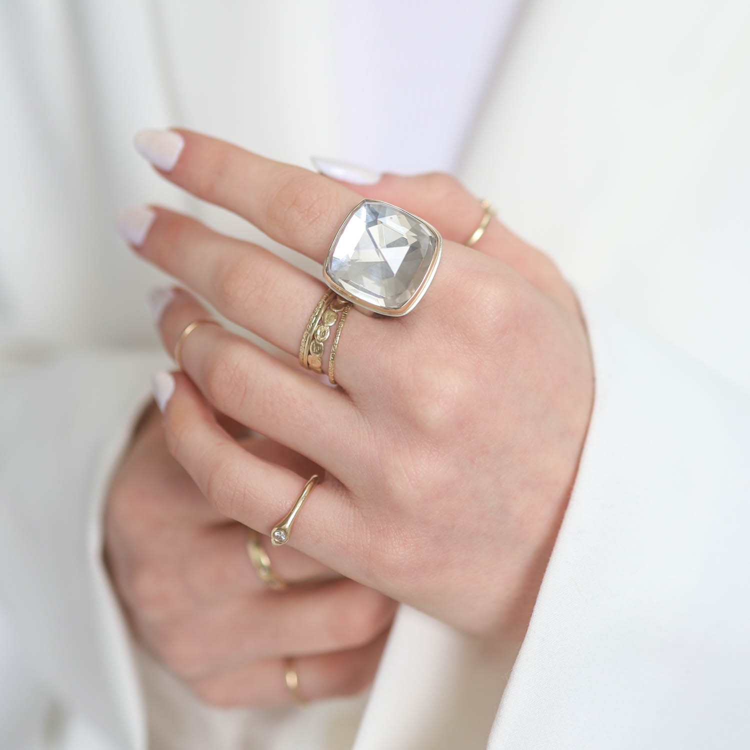 Jamie Joseph Trunk Show: RING 80 ROCK CRYSTAL