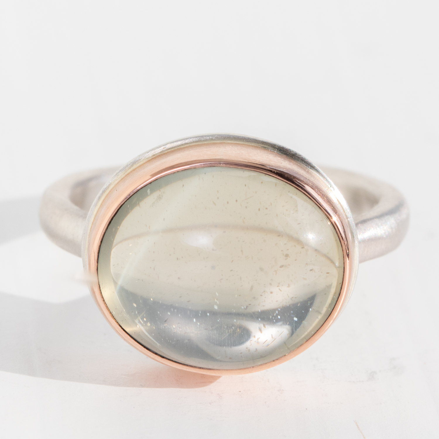 Jamie Joseph Trunk Show: RING 38 GREEN MOONSTONE