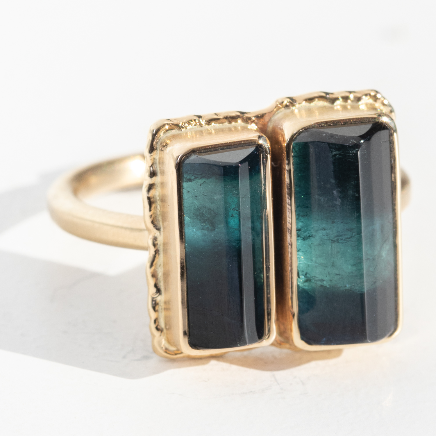 Jamie Joseph Trunk Show:GOLD RING 191, BLUE TOURMALINE DOUBLET