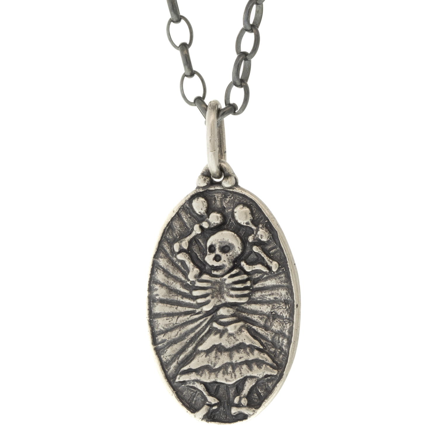 Erica Molinari: SS small day of the dead rose charm