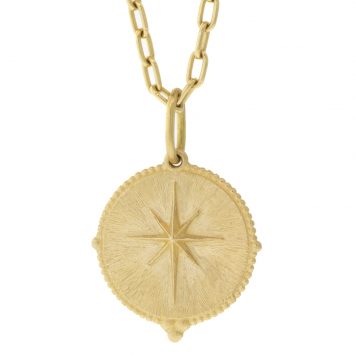 Erica Molinari Trunk Show: 14K Large round  northstar- 'wtf'
