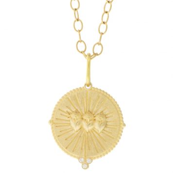 Erica Molinari Trunk Show: 18K gold inscription 'who being loved is poor?'