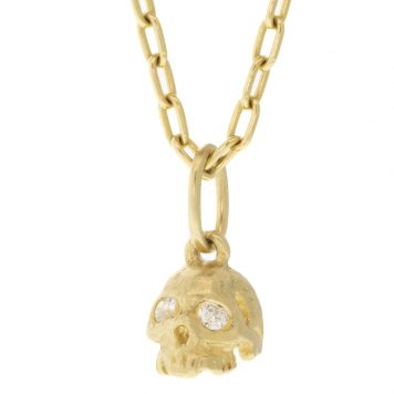 Erica Molinari Trunk Show: 14K small diamond eye snail .005 TCW