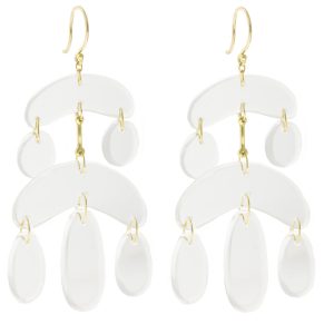 Ten Thousand Things: Cut Stone Mini Chandelier Crystal Earring