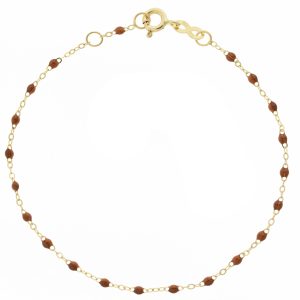gigiCLOZEAU: Classic Gigi Bracelet, fauve, 18k yg, 6.7"