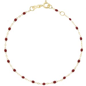 gigiCLOZEAU: Classic Gigi Bracelet, poppy, 18k yg, 6.7"