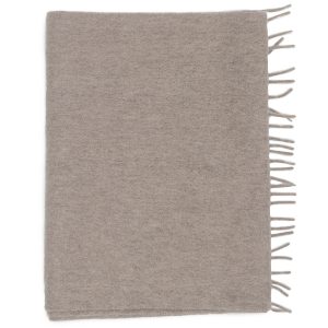 Alashan Cashmere: 100% Cashmere  Woven Scarf,Mushroom