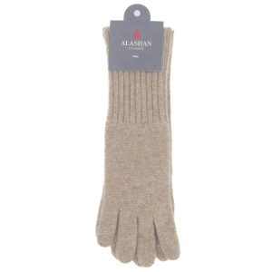 Alashan Cashmere: 100% Cashmere Essential Texting Glove, Natural