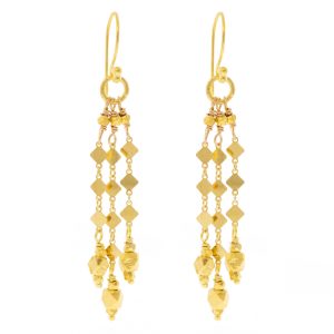 Robindira Unsworth: Fashion,Earrings ,14k gold vermeil, Large Bead