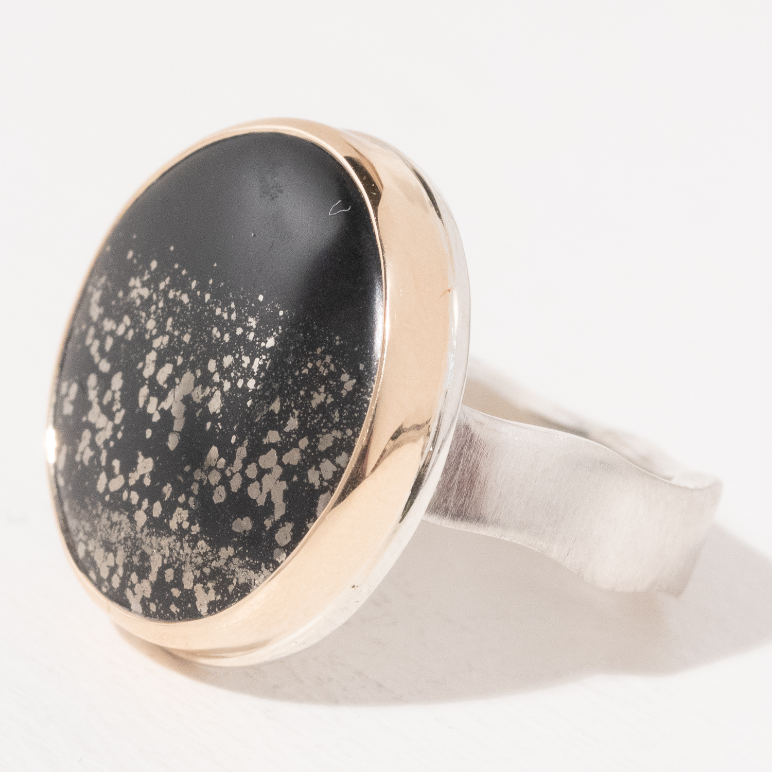 Jamie Joseph Trunk Show: Ring 232,Pyrite in Schist,7.75