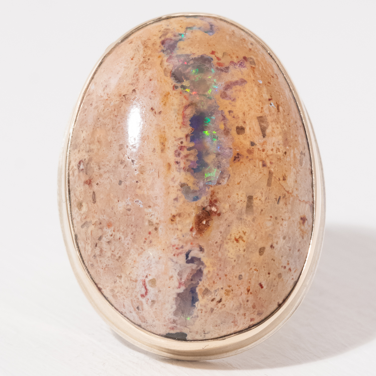 Jamie Joseph Trunk Show: Ring 115,Mexican fire opal,size 7.75