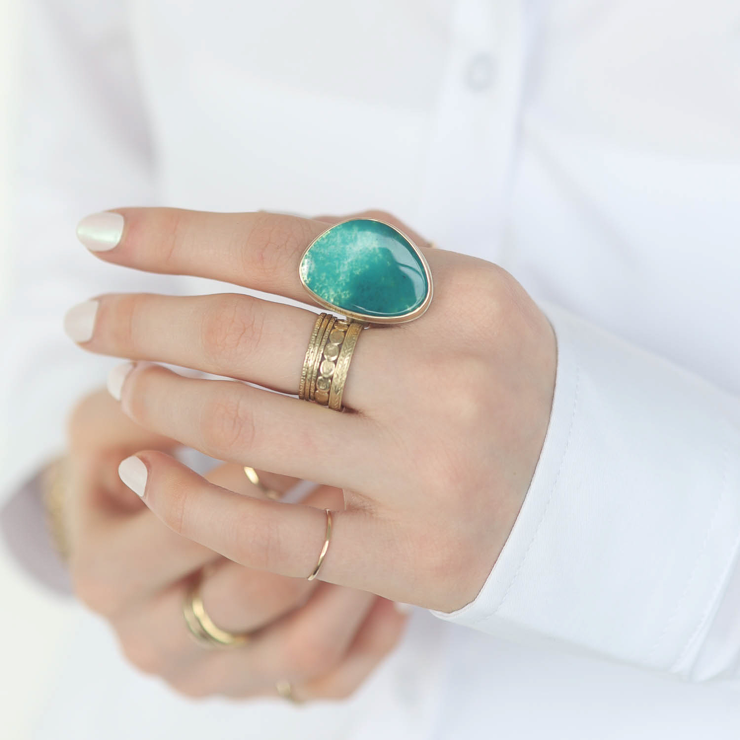 Jamie Joseph Trunk Show: Ring 136,Gem silica,8