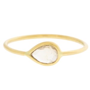 Margaret Solow :Ring,18 k,0.65ct Diamond,52 sz. 8