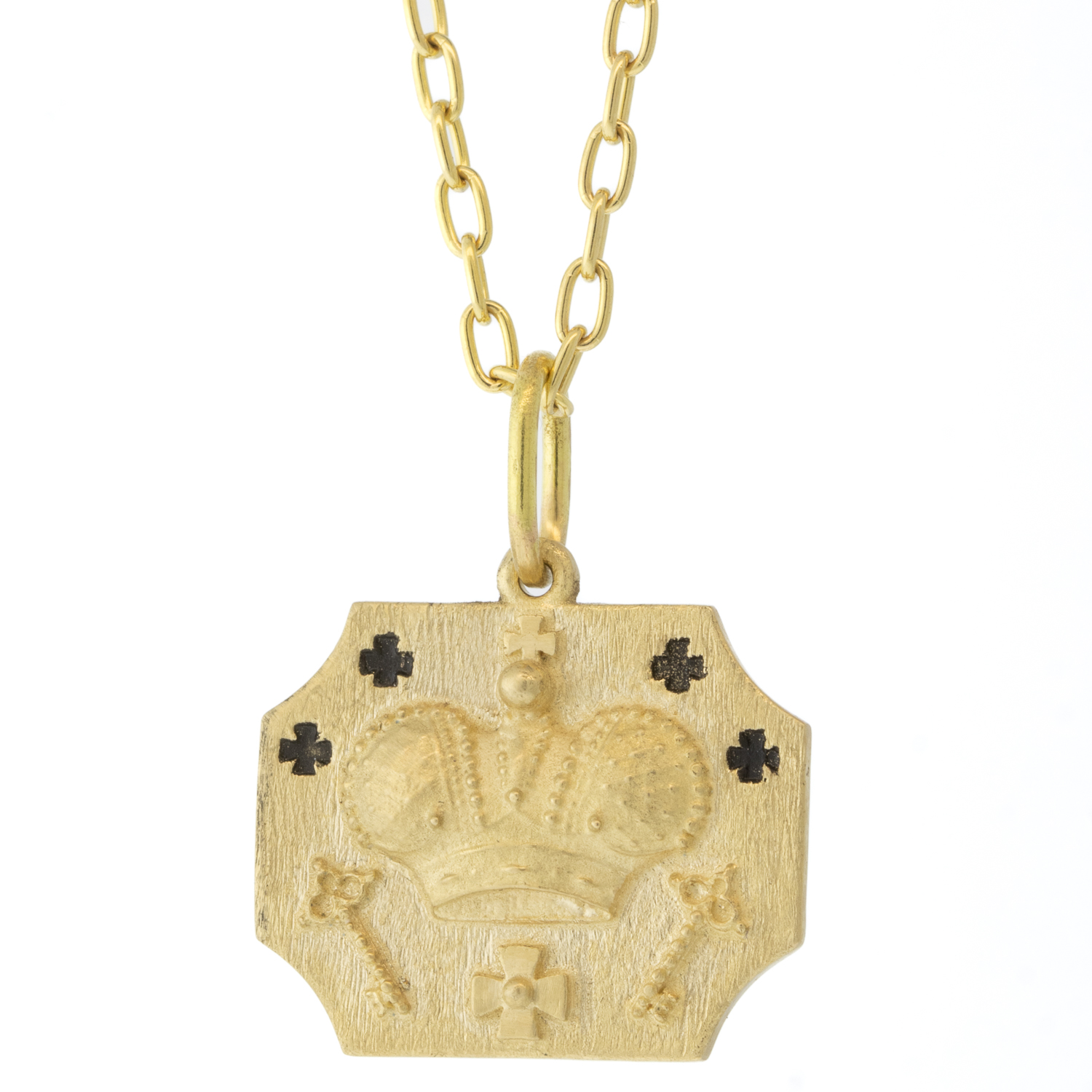 Erica Molinari: 14k Large Ornate Puffy Crown & Keys - "A beautiful thing"