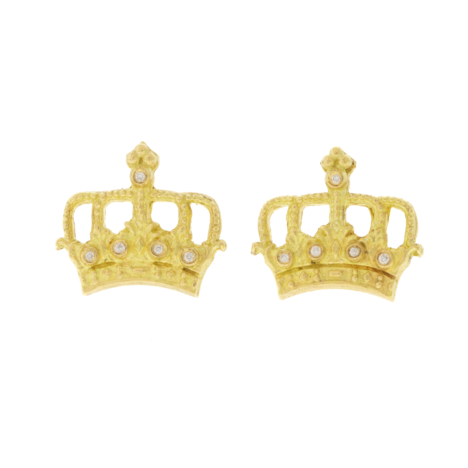 Erica Molinari Trunk Show: Crown Post Earrings by Erica Molinari - NEWTWIST