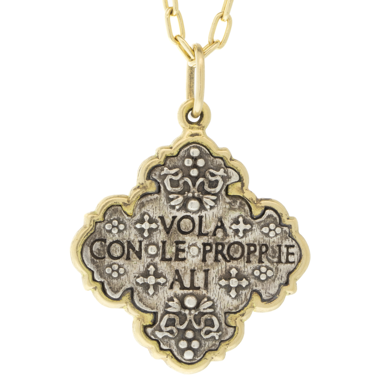 Erica Molinari Trunk Show: SS/18k diamond maltese cross "she flies with her own wings" .16cts