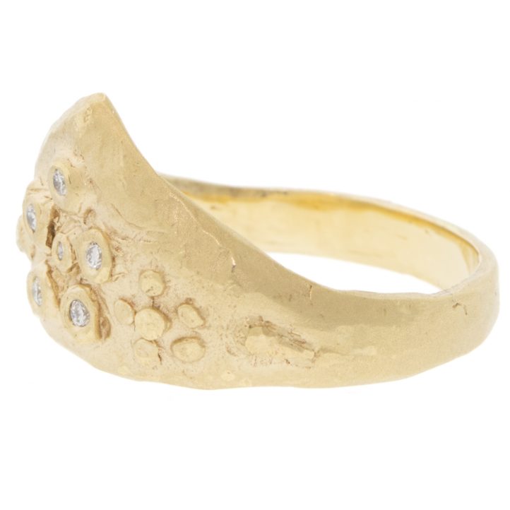 Victoria Cunningham Trunk Show: 14K dia flower tiara ring
