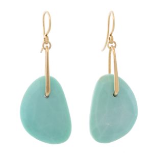Dana Kellin Fine: Earrings, 14K, turquoise