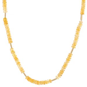 Dana Kellin Fine: Necklace, 14K, Fire Opal