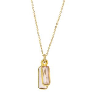 Margaret Solow: Necklace,14k chain,Tourmaline & Sapphire 18k