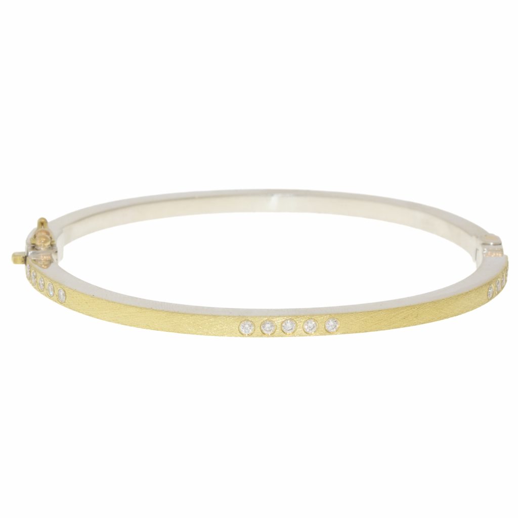 Rene Escobar Trunk Show Yellow Gold Aria Bangle by Rene Escobar NEWTWIST