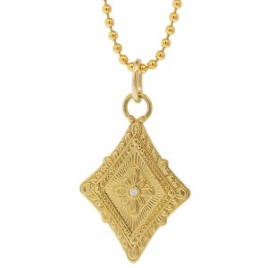 LuLu: Portal Necklace - Large "doorway to dimensions", measures 18" - 19 1/2" in length, pendant measures 1 1/2" x  7/8" including bail